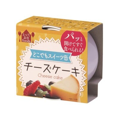 トーヨーフーズ どこでもスイーツ缶ミニ チーズケーキ 65g x24 24個セット(代引不可)【送料無料】