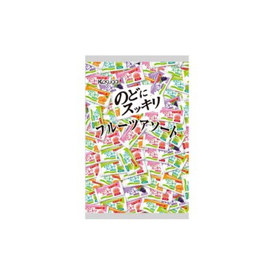 春日井 のどにスッキリ フルーツアソート 1Kg x10 10個セット(代引不可)【送料無料】