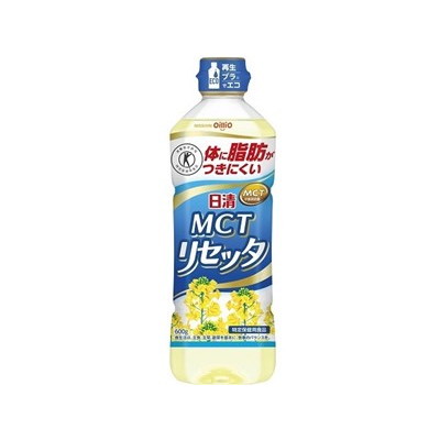日清オイリオ ＭＣＴリセッタ ペット 600g x10 10個セット(代引不可)【送料無料】の通販は 8,240円