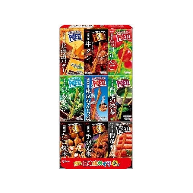 【単品5個セット】 グリコ プリッツ 日本味めぐり 207gx5 まとめ買い まとめ売り お徳用 大容量 セット販売(代引不可)【送料無料】