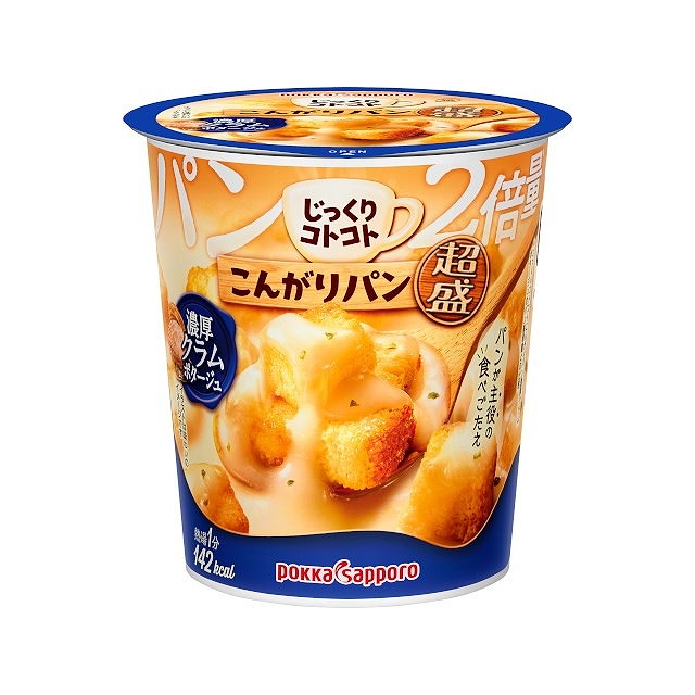 【単品6個セット】 ポッカサッポロ こんがりパン超盛濃厚 濃厚クラムポタージュ カップ 33.1gx6 まとめ買い まとめ売り お徳用 大容量 セット販売(代引不可)【送料無料】