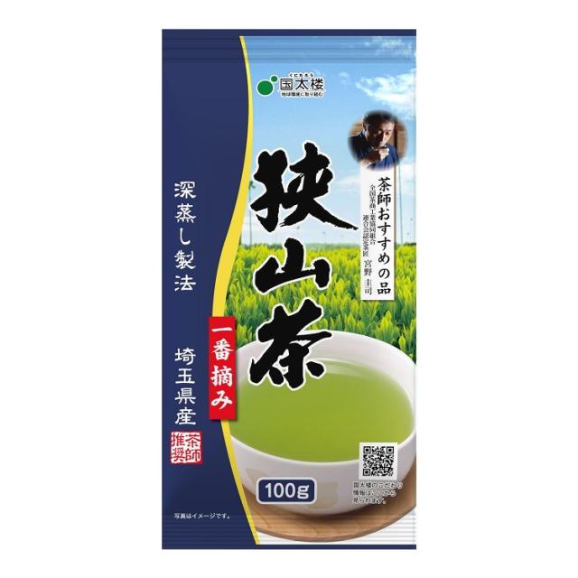 【単品12個セット】 国太楼 埼玉県産一番摘み狭山茶 100gx12 まとめ買い まとめ売り お徳用 大容量 セット販売(代引不可)【送料無料】の通販は