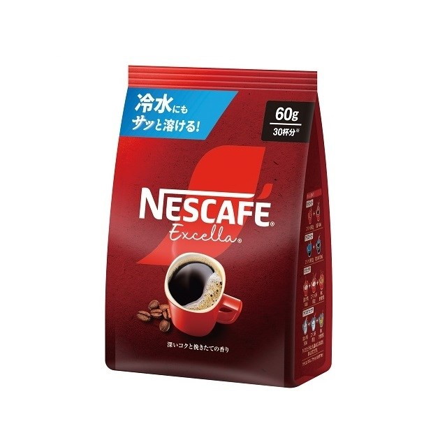 【単品12個セット】 ネスカフェ エクセラ つめかえ用袋 60g(代引不可)【送料無料】