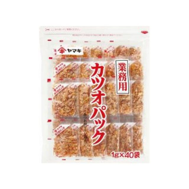【10個セット】 ヤマキ カツオパック 1gX40P(代引不可)【送料無料】