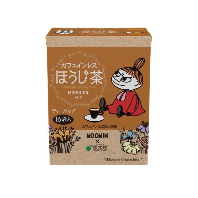 【単品12個セット】 国太楼 ムーミン カフェインレスほうじ茶 16袋(代引不可)【送料無料】