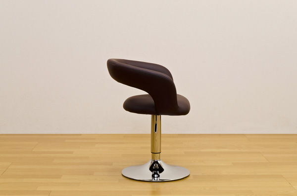 Tobby ダイニングバーチェア ブラウン×2