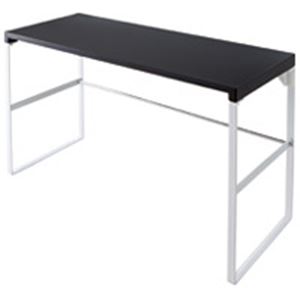LIHITLAB 机上台590mm トールタイプ A-7336-24 黒（代引不可）