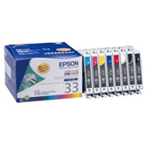 EPSON（エプソン） インクカートリッジ IC8CL33 8色パック（代引不可）