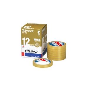 （まとめ買い）ニチバン セロテープ Lパック LP-12 12mm×35m 12巻 【×2セット】（代引不可）