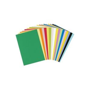 （まとめ買い）大王製紙 再生色画用紙 4ツ切 100枚 うすあお 【×2セット】（代引不可）の通販は