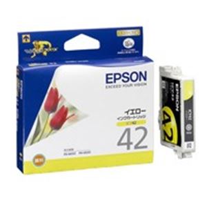 （まとめ買い）エプソン EPSON インクカートリッジ ICY42 イエロー 【×4セット】（代引不可）の通販は