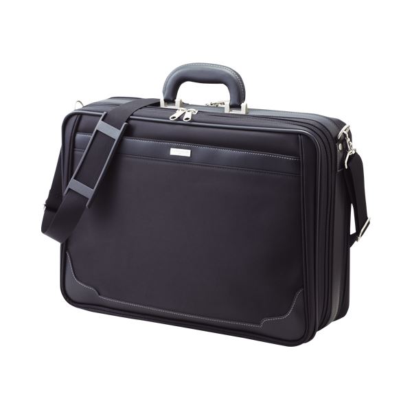 クラウン ソフトアタッシュケース CR-AT200-B 黒 1個（代引不可）の通販は 11,549円