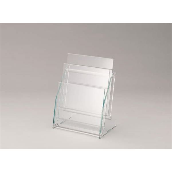 パンフレットスタンド W225×D148×H291mm PS-121A（代引不可）