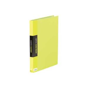 （まとめ買い）キングジム クリアファイル 40P 132CW A4S 黄緑 【×10セット】（代引不可）