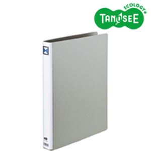 （まとめ）両開きパイプ式ファイル A4-S 20mmとじ グレー 10冊（代引不可）の通販は 6,330円