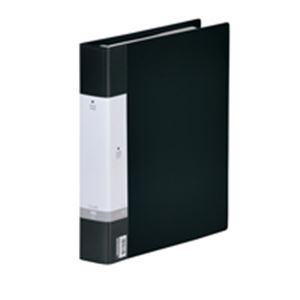 （まとめ買い）LIHITLAB 名刺帳 G8803-24 800名 A4 30穴 黒 【×3セット】（代引不可）の通販は