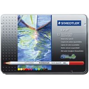 （まとめ買い）ステッドラー カラト水彩色鉛筆 125M12 12色 【×2セット】（代引不可）の通販は 6,091円