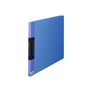 （まとめ買い）キングジム クリヤーファイル 20P 150C A3E 青 【×10セット】（代引不可）