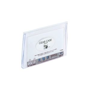 （まとめ買い）LIHITLAB クリアケース マチ付き F-74SM A4S 白 【×10セット】（代引不可）の通販は 5,783円