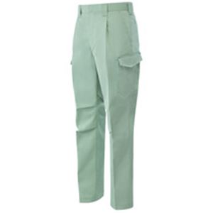 ワンタックカーゴパンツ 制電ソフトツイル アースグリーン ウエスト76cm（代引不可）