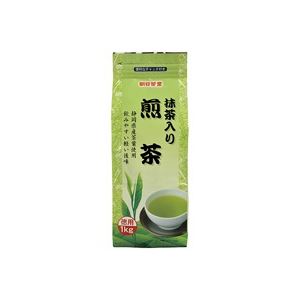 （まとめ買い）朝日茶業 朝日茶業 徳用抹茶入り煎茶1kg 【×2セット】（代引不可）