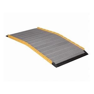 (代引き不可)車いす用スロープ 段ない・ス ロールタイプ 630-290 長さ290cm シコク (車椅子 スロープ 段差解消スロープ 屋外用 コンパクト) 介護用品