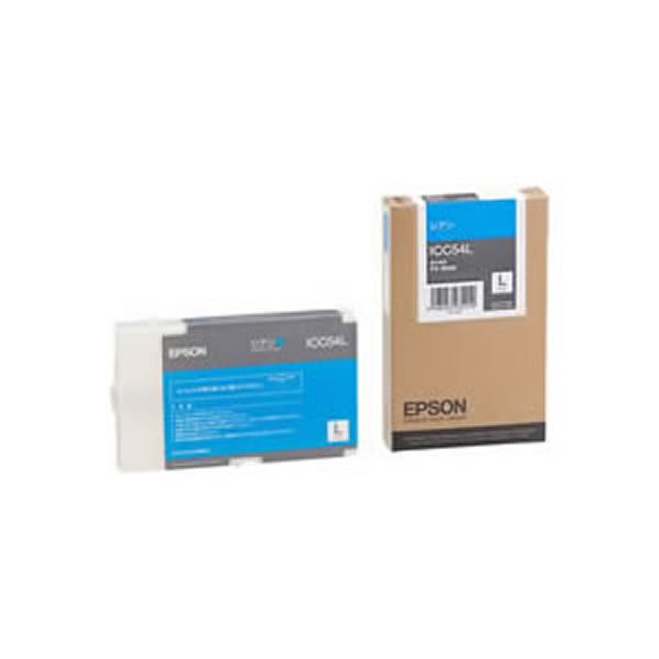 【純正品】 EPSON エプソン インクカートリッジ/トナーカートリッジ 【ICC54L C シアン】（代引不可）