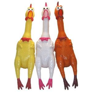 大声で鳴くニワトリ Shrilling Chicken 43cm イエローの通販はau Wowma リコメン堂