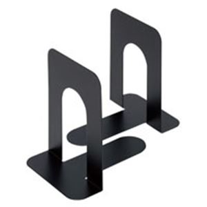 （まとめ買い）ジョインテックス ブックエンド L 黒 2個／1組 B168J-L-BK 【×80セット】（代引不可）