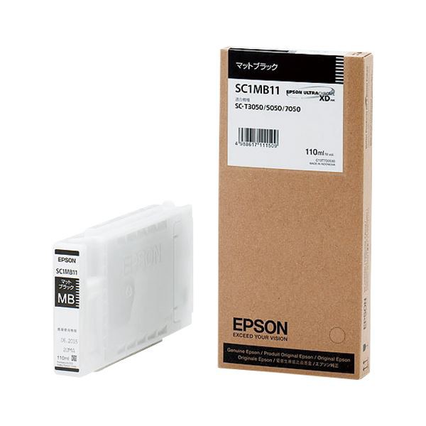 エプソン（EPSON） インクジェットカートリッジ SC1MB11 【インク色