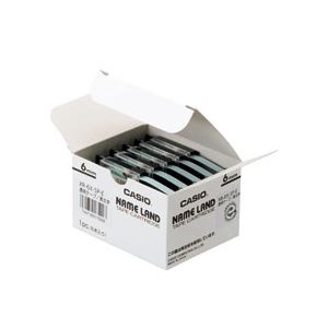 NAME LAND（ネームランド） スタンダードテープ 6mm 透明（黒文字） 5個入（代引不可）の通販は