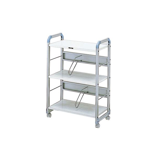 ナカバヤシ ファイルワゴン キャスター付き （A4） ニューグレー 【ファイルワゴン（A4）】（代引不可）