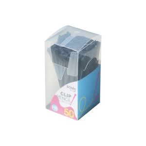 （まとめ買い）ソニック クリップ付ペンシル50本入 DA-488-D 黒 【×10セット】（代引不可）の通販は 5,595円