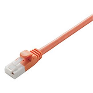 RoHS CAT5E 爪折れ防止 LANケーブル 10m／オレンジ（代引不可）