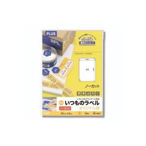 （まとめ買い）プラス いつものラベル ノーカット 100枚 ME-500T 【×2セット】（代引不可）の通販は 7,738円