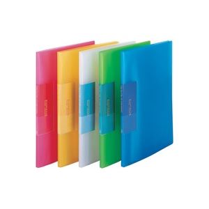 （まとめ買い）ビュートン スリムクリヤーブック クリアブック10P FCB-A4-10C 青 【×20セット】（代引不可）の通販は 7,623円