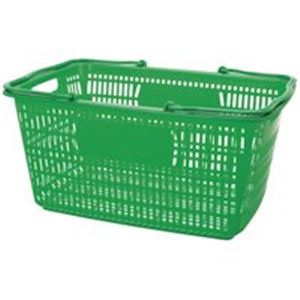 ジョインテックス ショップかご 30L緑10個 B264J-GR10（代引不可）の通販は