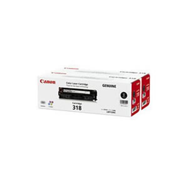 【純正品】 Canon キャノン トナーカートリッジ 【318VP BK ブラック】 2本入（代引不可）