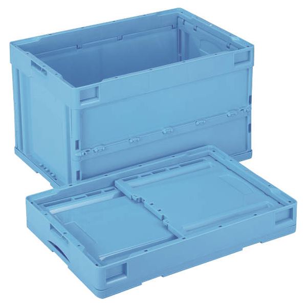 折りたたみコンテナ CB-S51NR ブルー(代引不可)の通販は 8,267円