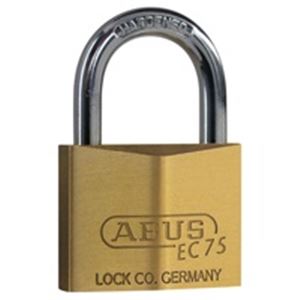 （まとめ買い）ABUS 南京錠 50mm EC75-50 【×2セット】（代引不可）