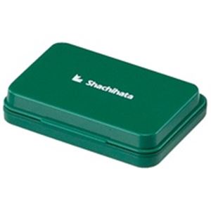 シャチハタ スタンプ台 HGN-2-G 中形 緑 10個（代引不可）の通販は 7,433円