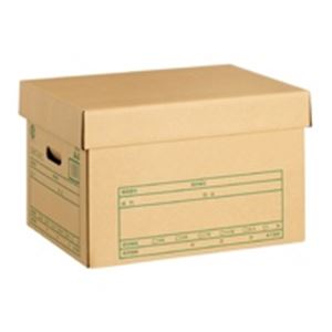 プラス 文書保存箱フタ式 DN-302 10個（代引不可）