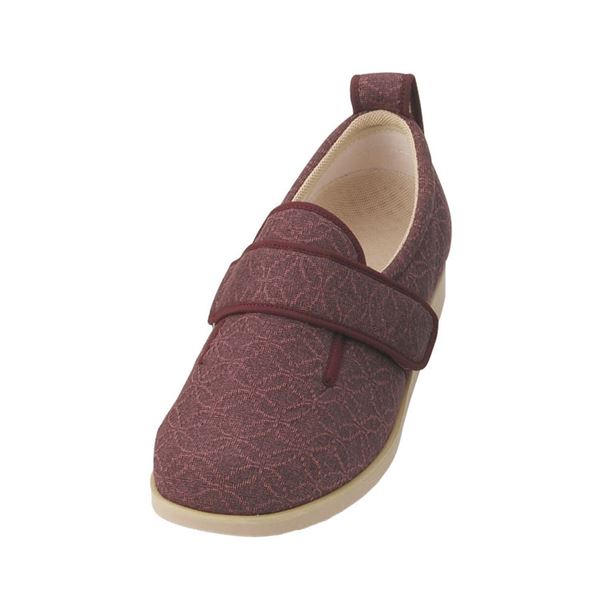 介護靴 施設・院内用 ダブルマジック２雅 3E 1027 両足 徳武産業 あゆみシリーズ ／L (23.0〜23.5cm) あずき（代引不可）の通販は 5,480円