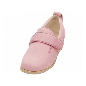 介護靴 施設・院内用 ダブルマジック２ 7E(ワイドサイズ) 7006 片足 徳武産業 あゆみシリーズ ／S (21.0〜21.5cm) ピンク 右足（代引不可）