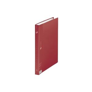 （まとめ買い）プラス クリアファイル40P FC-124EL A4S レッド 【×10セット】（代引不可）の通販は 5,300円