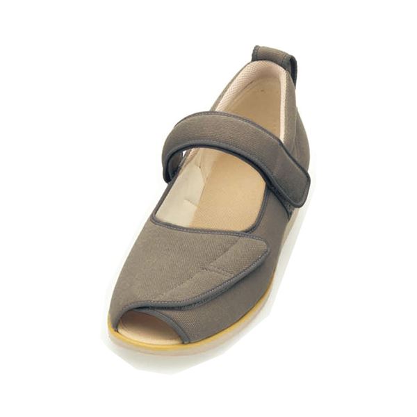 介護靴 施設・院内用 オープンマジック２ 5E(ワイドサイズ) 7009 片足 徳武産業 あゆみシリーズ ／LL (24.0〜24.5cm) Mグレー 左足（代引不可） 5,102円