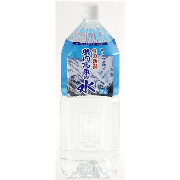 【まとめ買い】新潟 胎内高原の天然水 2L×60本(6本×10ケース) ミネラルウォーター（代引不可）