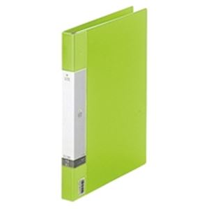 （まとめ買い）LIHITLAB クリヤーブック クリアブック リクエストG3801-6 A4S黄緑 【×5セット】（代引不可）の通販は