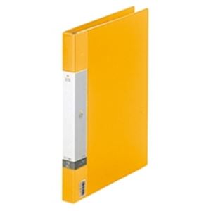 （まとめ買い）LIHITLAB クリヤーブック クリアブック リクエスト G3801-5 A4S 黄 【×5セット】（代引不可）の通販は