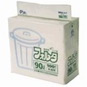 日本サニパック △フォルタ・環優包装F-9H 半透明 90L 100枚（代引不可）の通販は